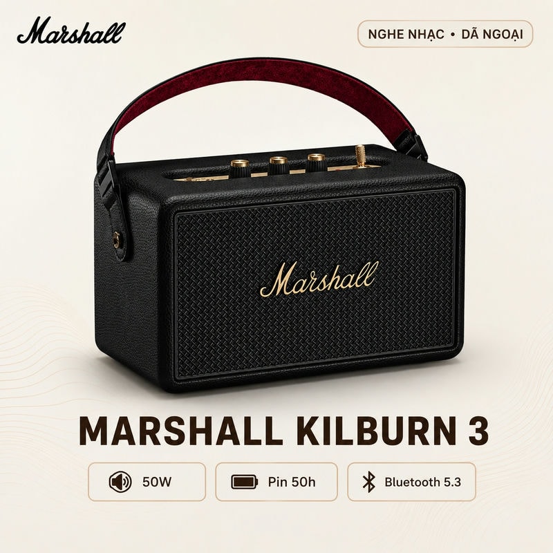 Loa Marshall Kilburn 3 (III) Chính Hãng ASH