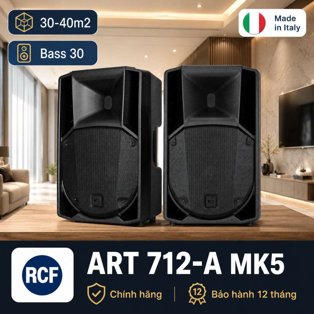 Loa RCF ART 712-A MK5 (Active - Full Bass 30cm)