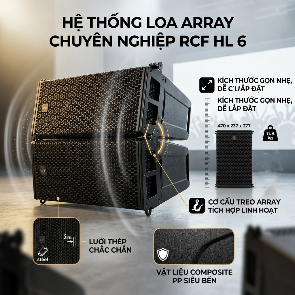 Loa RCF HL 6