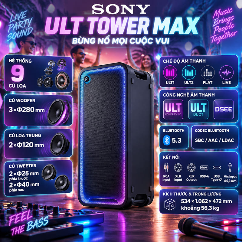 loa Sony ULT TOWER MAX