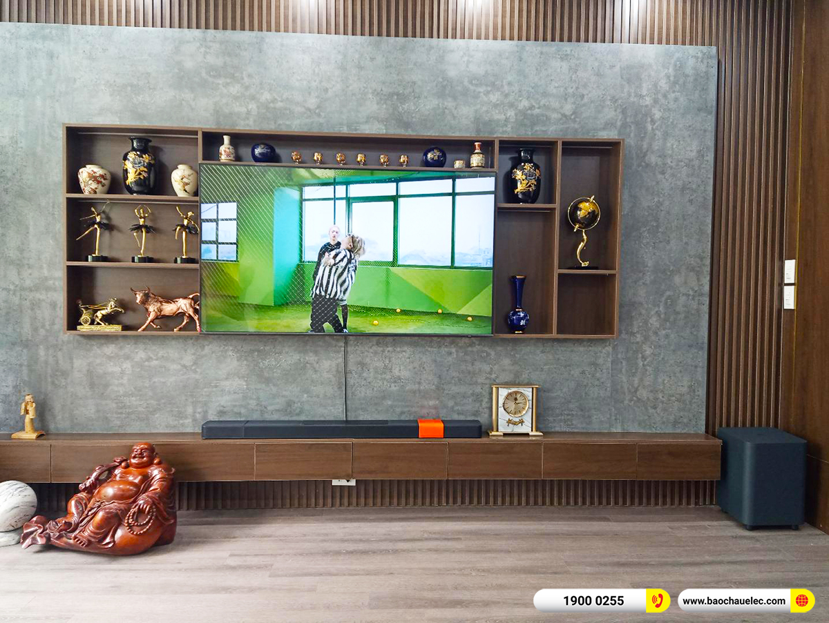 Lắp đặt Loa soundbar JBL Bar 1300 hơn 29tr cho anh Hiệp tại H&agrave; Nội 
