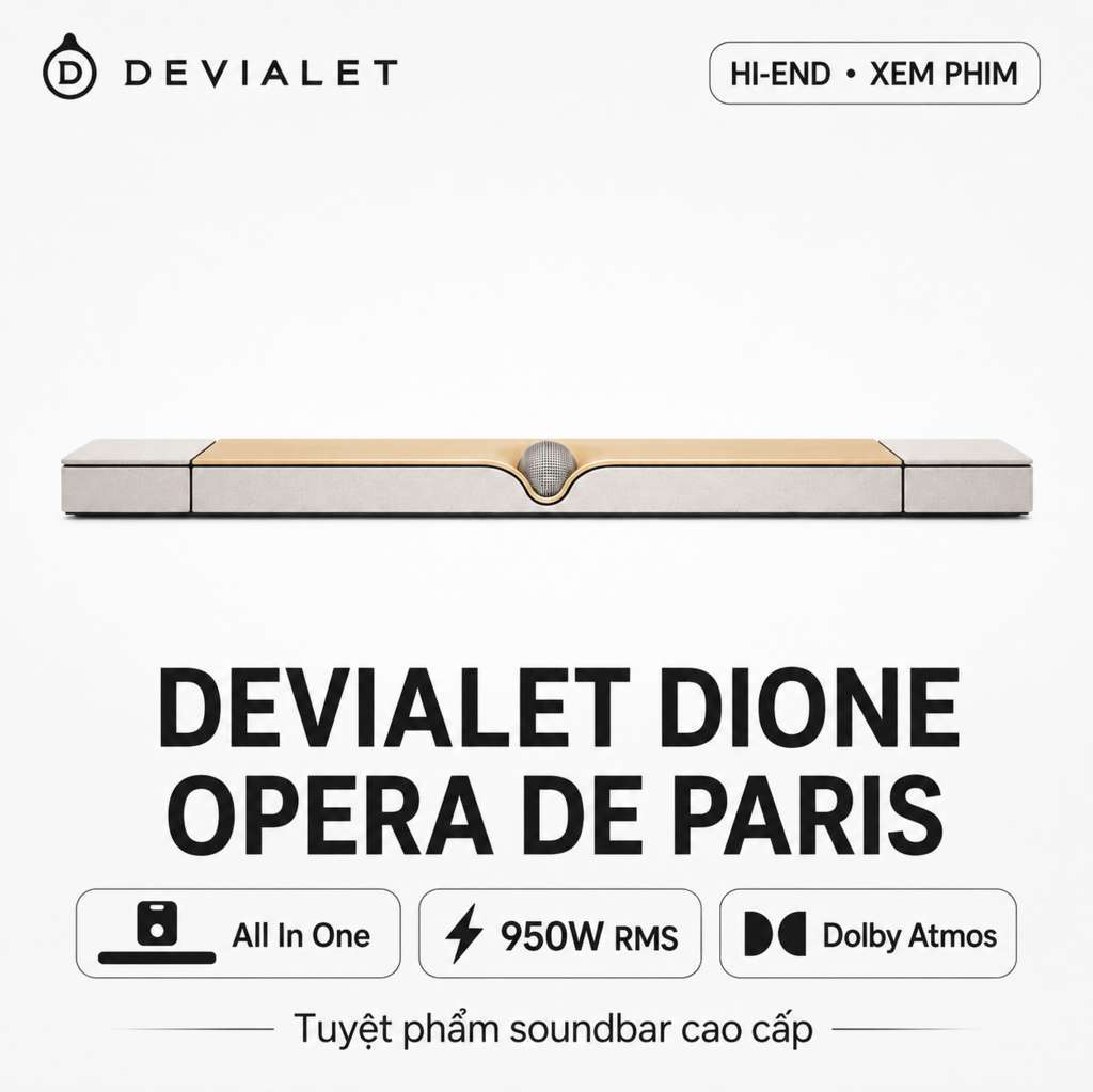 Loa Soundbar Devialet DIONE Opera De Paris