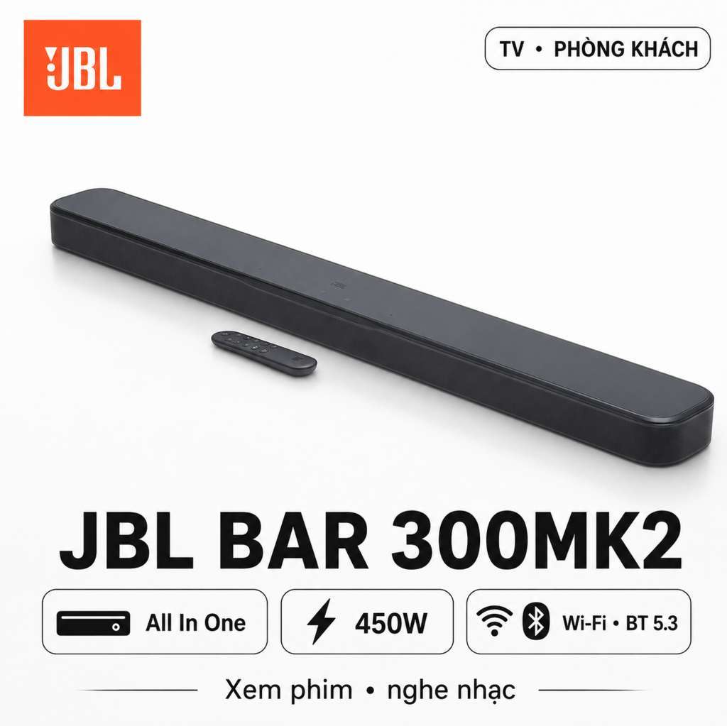 Loa Soundbar JBL Bar 300MK2