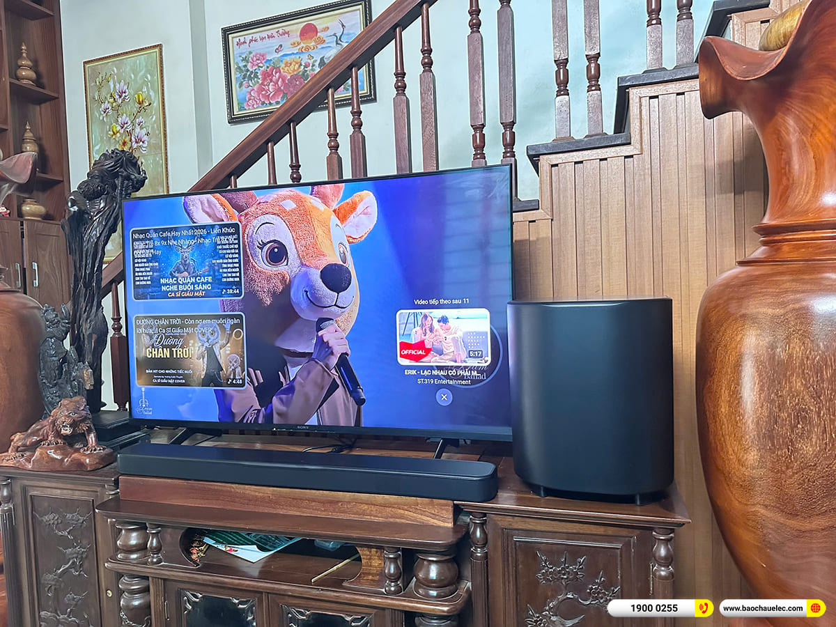 Lắp đặt Loa Soundbar JBL Bar 500MK2 gần 18tr cho anh Danh tại H&agrave; Nội