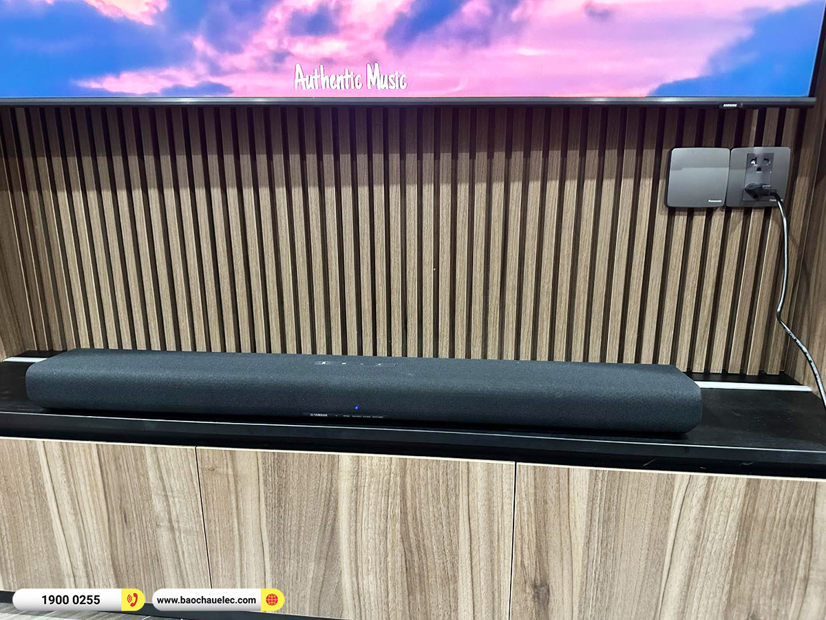 Lắp đặt Loa Soundbar Yamaha SR-B30A cho anh T&acirc;m tại TP.HCM, đ&acirc;y l&agrave; mẫu loa soundbar mới nhất của Yamaha. Với hỗ trợ định dạng trường &acirc;m thanh 3D Dolby Atmos&reg;, thiết bị n&agrave;y mang đến trải nghiệm thưởng thức nhiều nội dung kh&aacute;c nhau, &acirc;m thanh đắm ch&igrave;m.