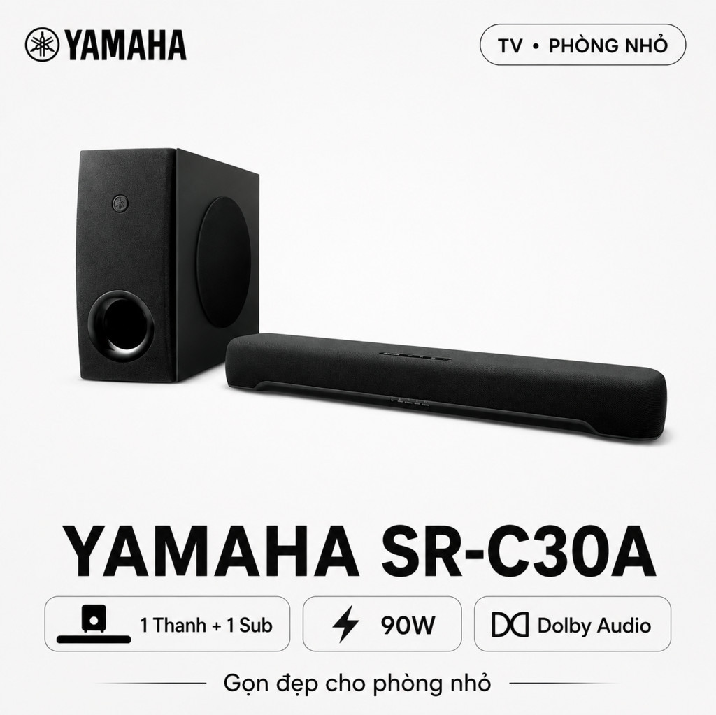 Loa soundbar Yamaha SR-C30A