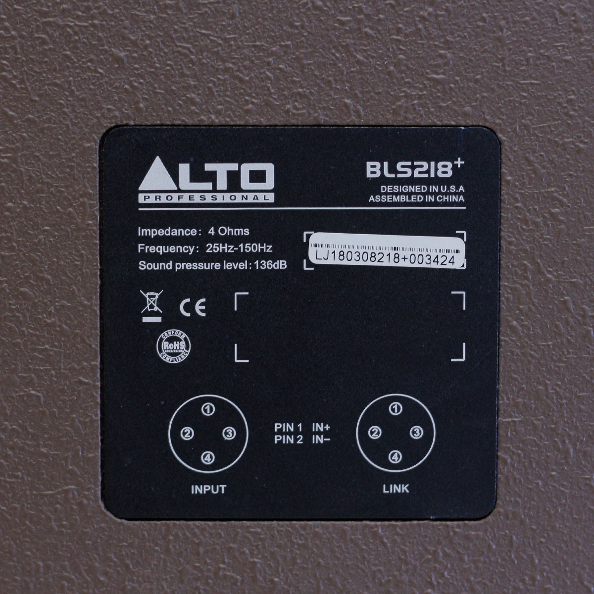 Loa Sub Hơi Kép 50cm Alto BLS 218+