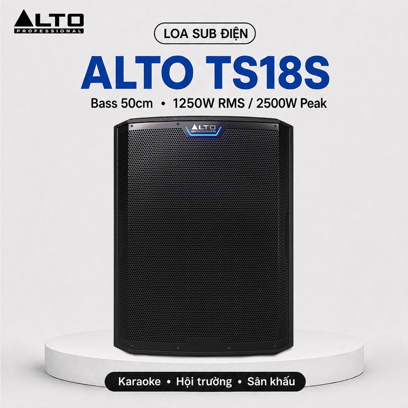 Loa sub điện Alto TS18S