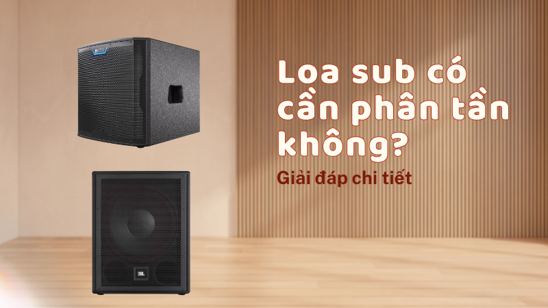 Loa sub có cần phân tần không? Giải đáp chi tiết cho người mới chơi âm thanh