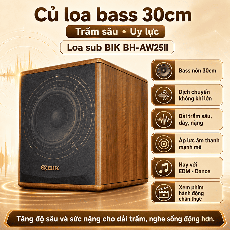Loa sub BIK BH-AW25II