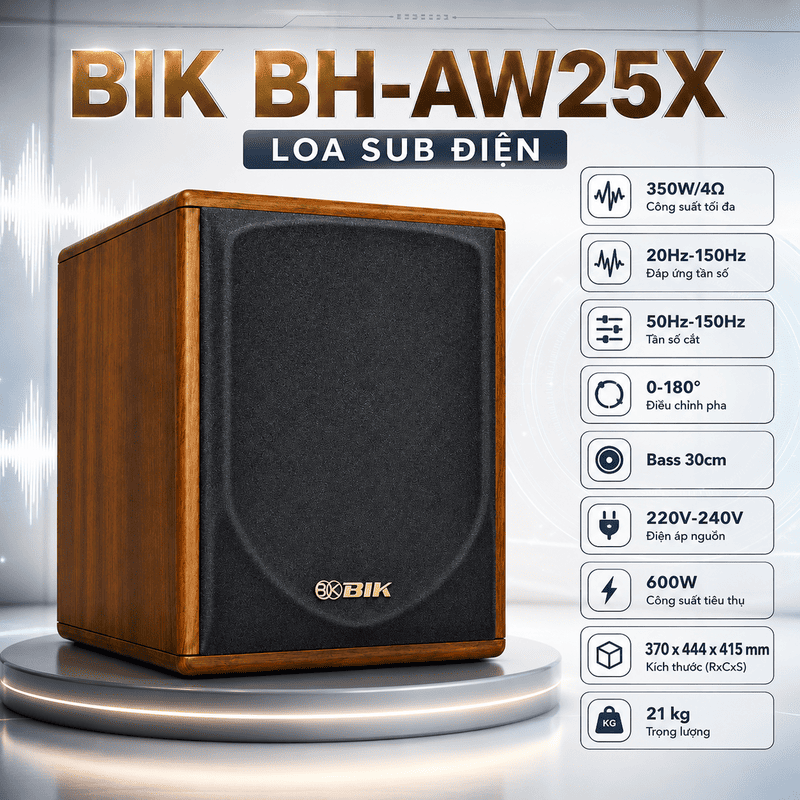 Loa sub điện BIK BH-AW25X