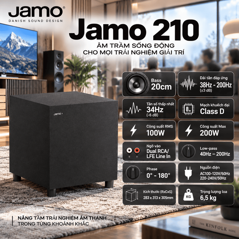 loa sub Jamo 210