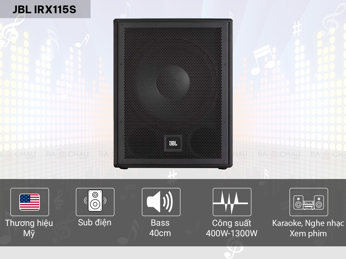 Loa sub điện JBL IRX115S