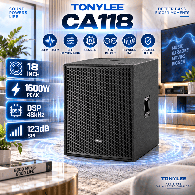 loa sub điện Tonylee CA118
