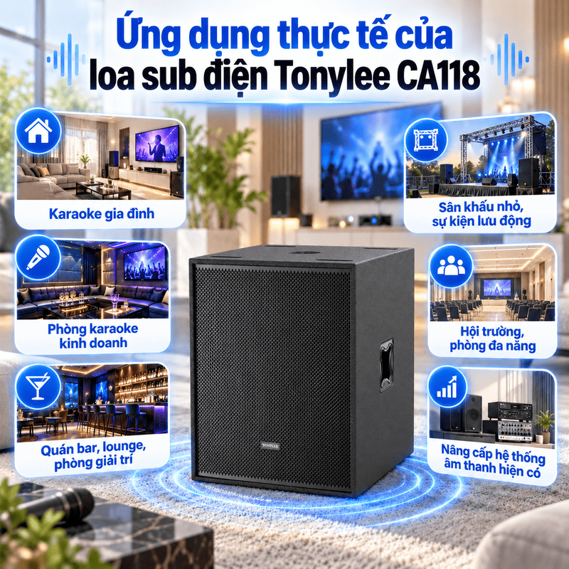 loa sub điện Tonylee CA118