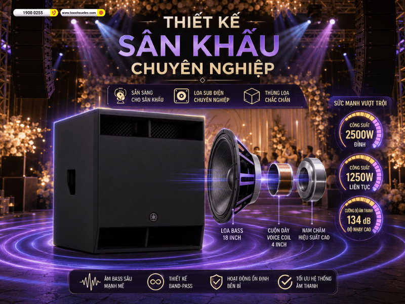 Loa Sub Điện Yamaha DXS18 MK3