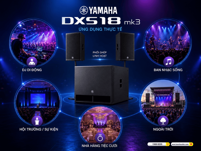 Loa Sub Điện Yamaha DXS18 MK3