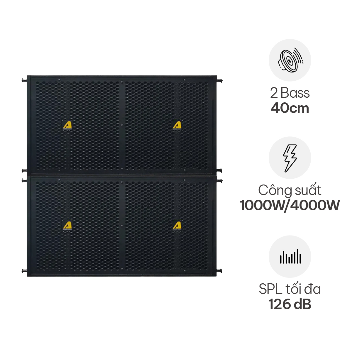 Loa Sub Hơi Kép Bass 40cm Array Actpro KR215SN-I NEW 2025