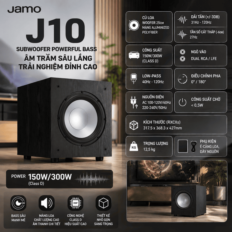Loa sub Jamo J10