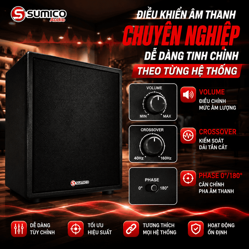 loa sub Sumico Eurotech SUB 8Max
