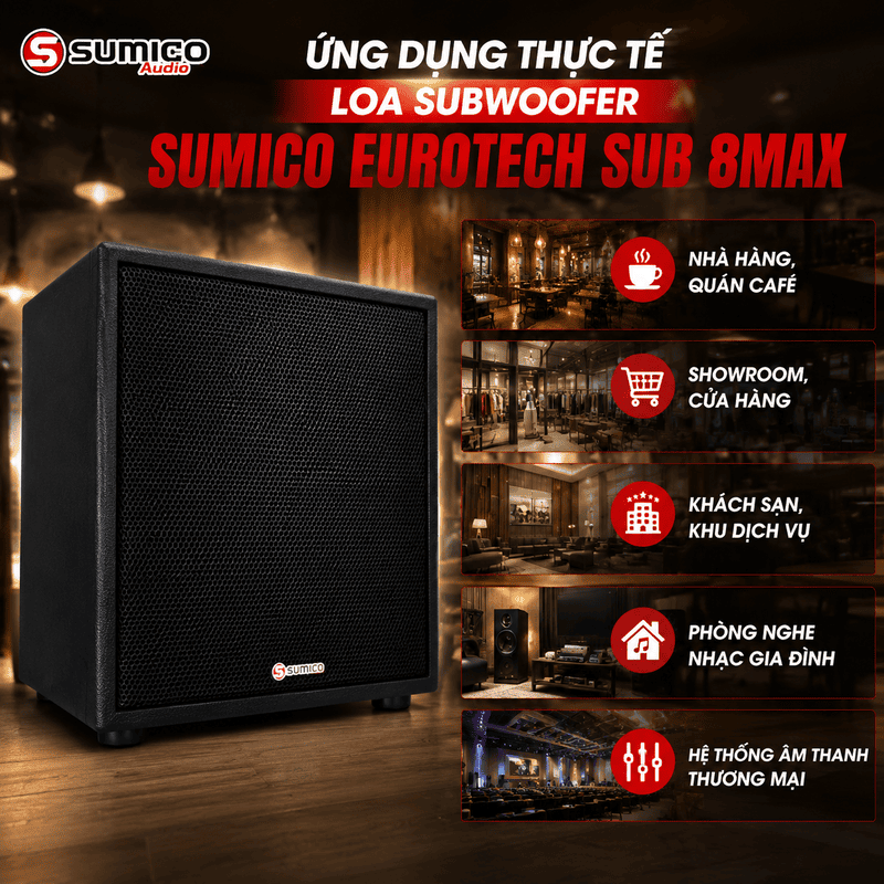 loa sub Sumico Eurotech SUB 8Max