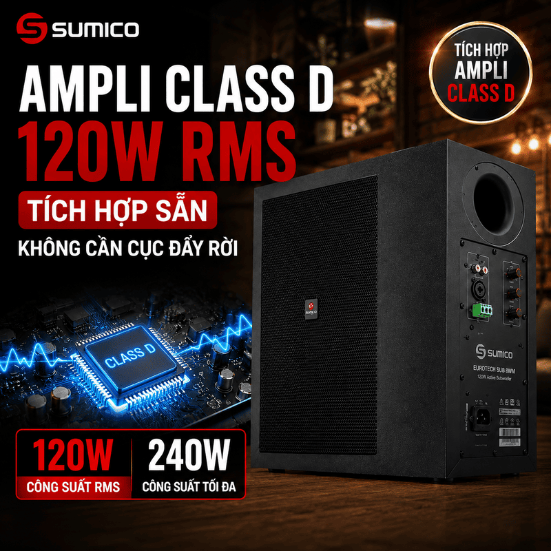 loa sub Sumico Eurotech SUB 8WM