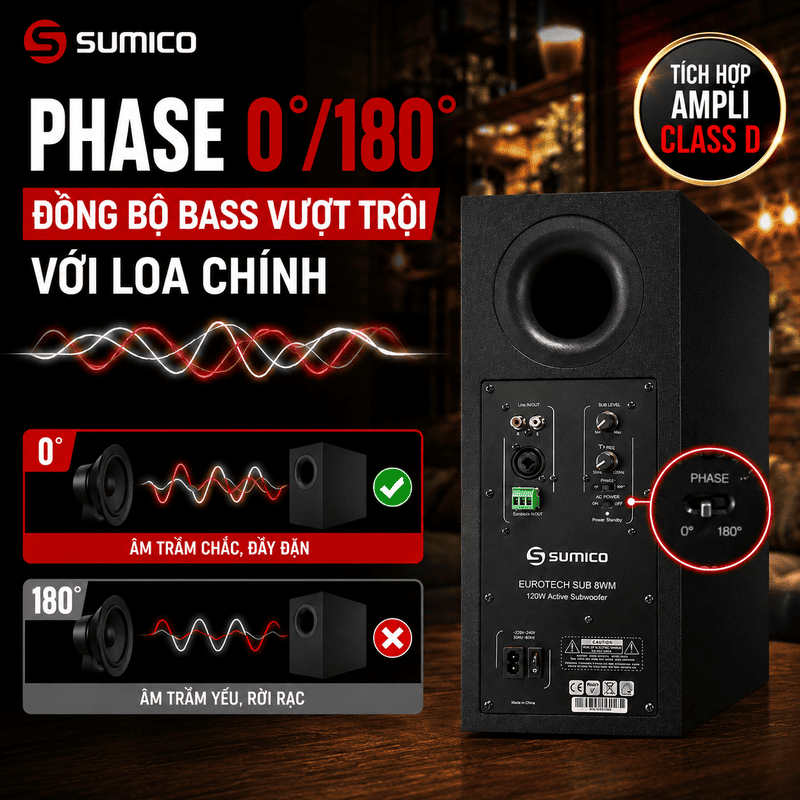 loa sub Sumico Eurotech SUB 8WM