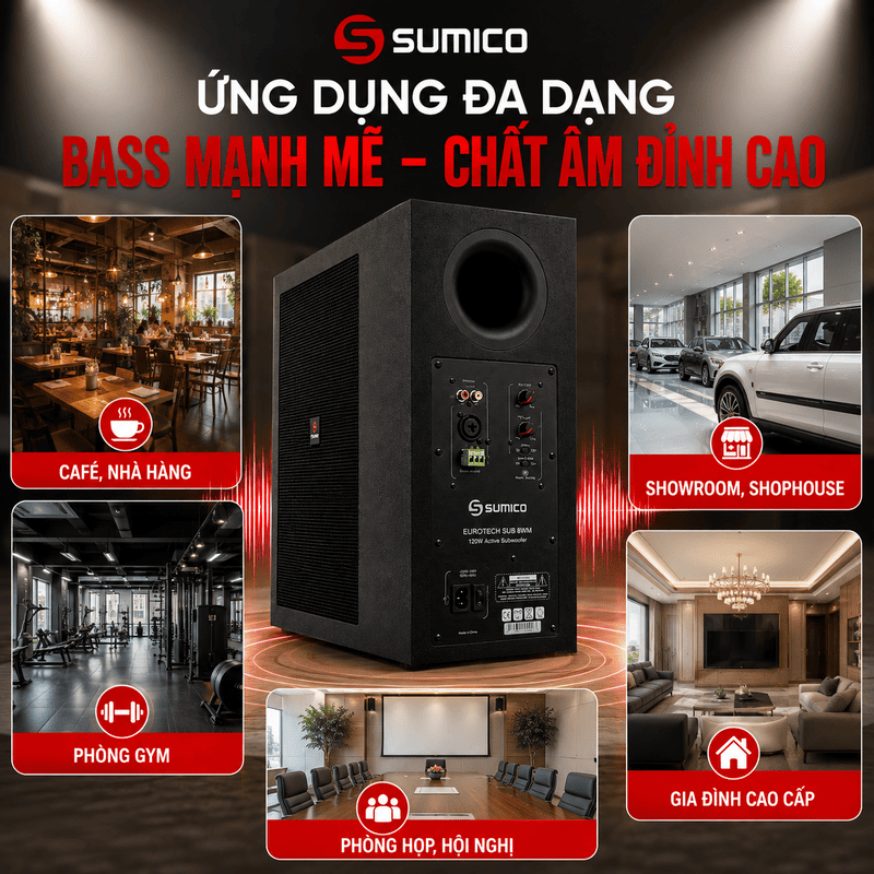loa sub Sumico Eurotech SUB 8WM
