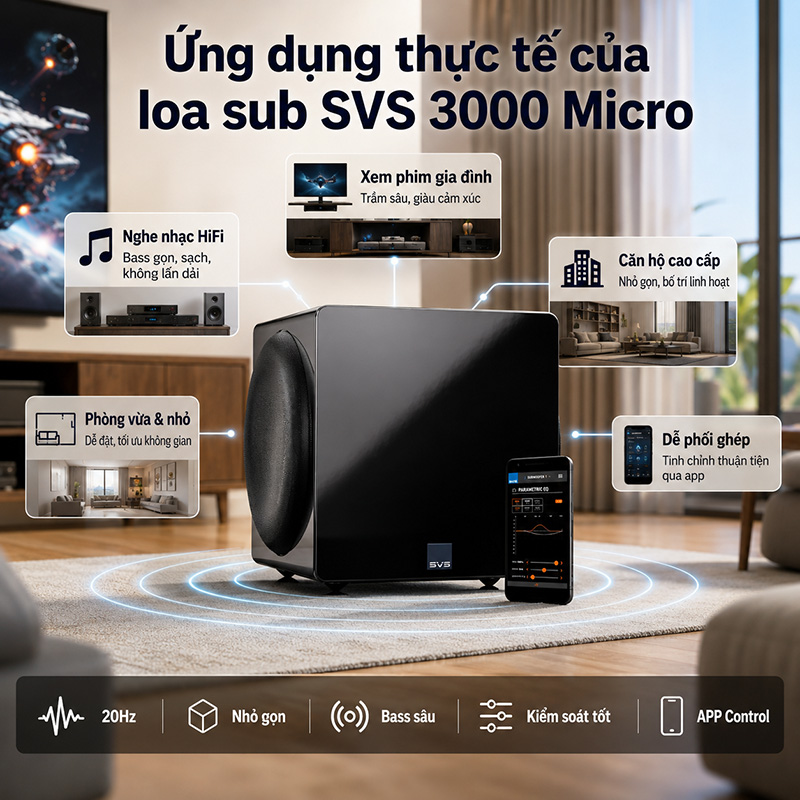 Loa sub SVS 3000 Micro R|Evolution