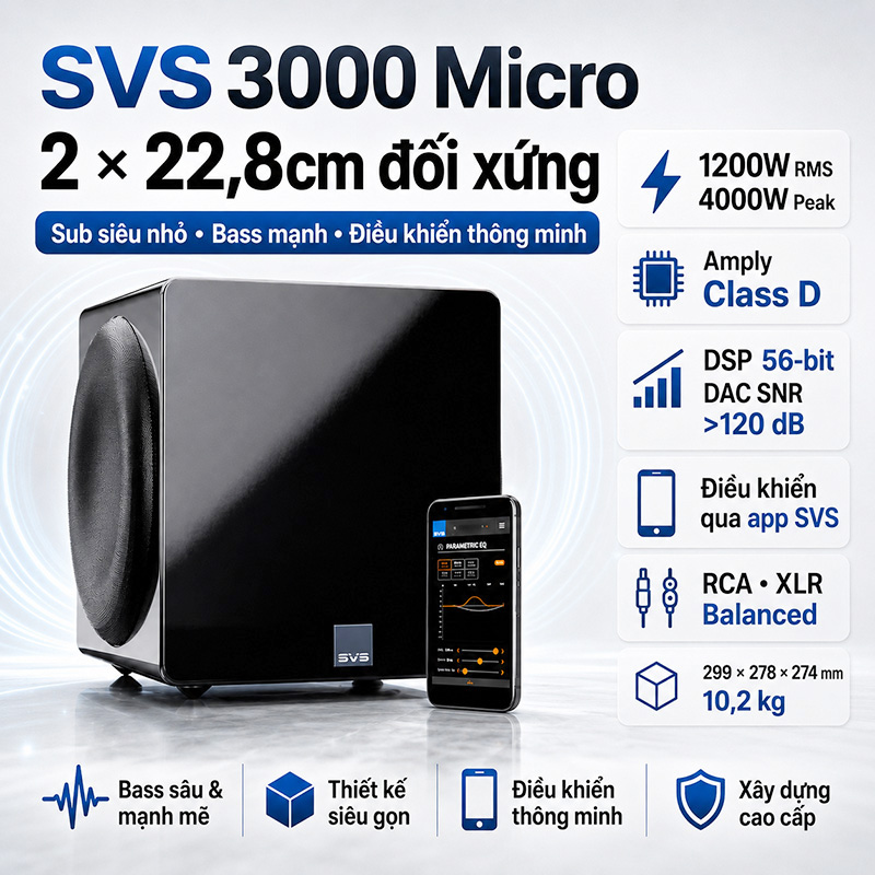 Loa sub SVS 3000 Micro R|Evolution
