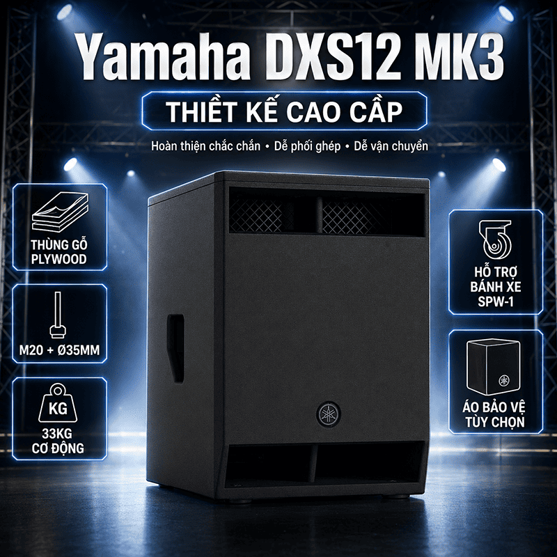 loa sub điện Yamaha DXS12 MK3