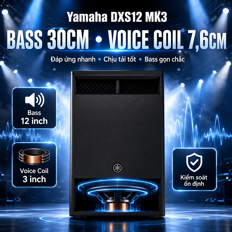 loa sub điện Yamaha DXS12 MK3