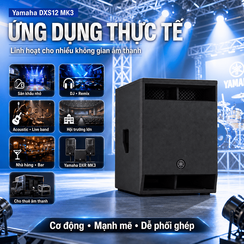 loa sub điện Yamaha DXS12 MK3