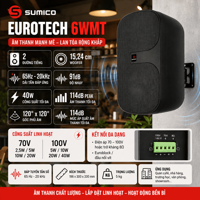 Loa Sumico Eurotech 6WMT