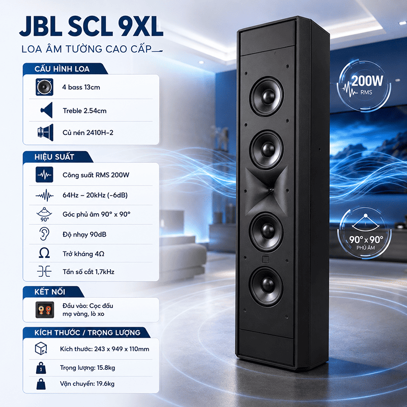 Loa treo tường JBL SCL 9XL