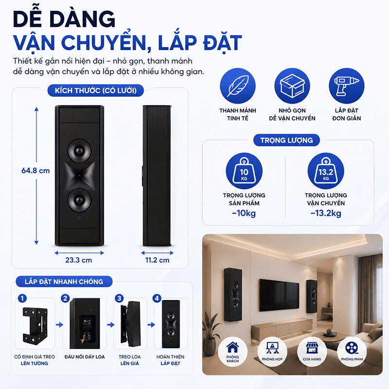 Loa treo tường JBL SCL9