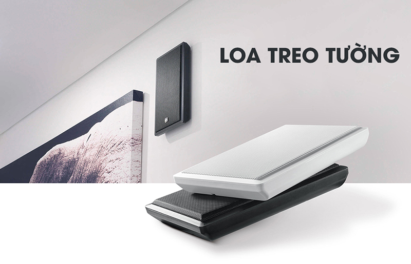 loa treo tường được lựa chọn lắp đặt cho ph&ograve;ng kh&aacute;ch