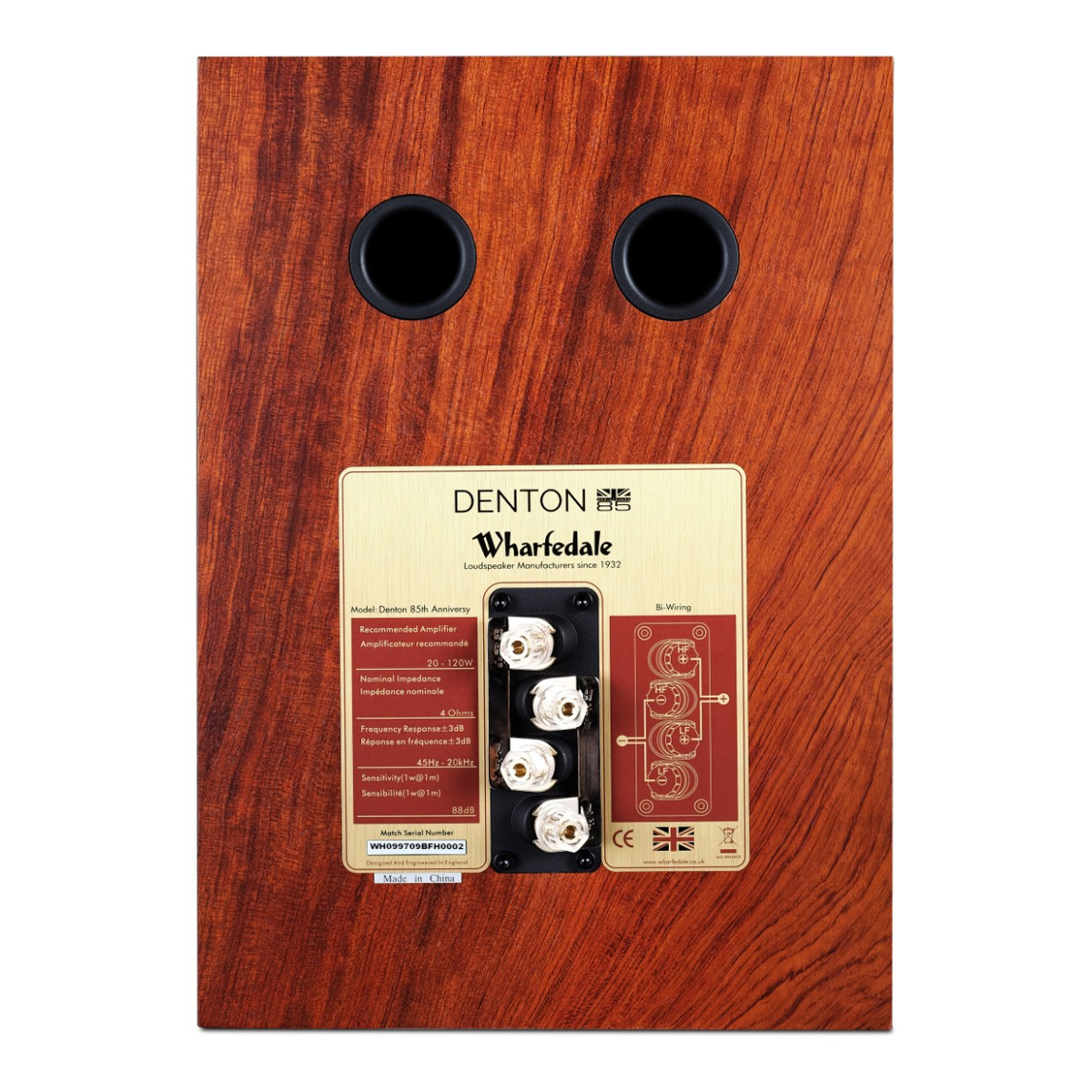 Mặt sau Loa Wharfedale Denton 85th Anniversary