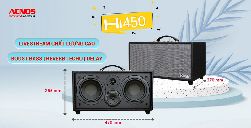 Loa x&aacute;ch tay Acnos Hi450