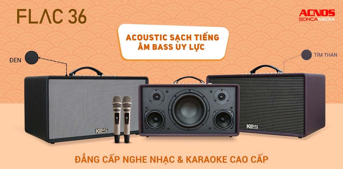 Loa x&aacute;ch tay Acnos Flac 36