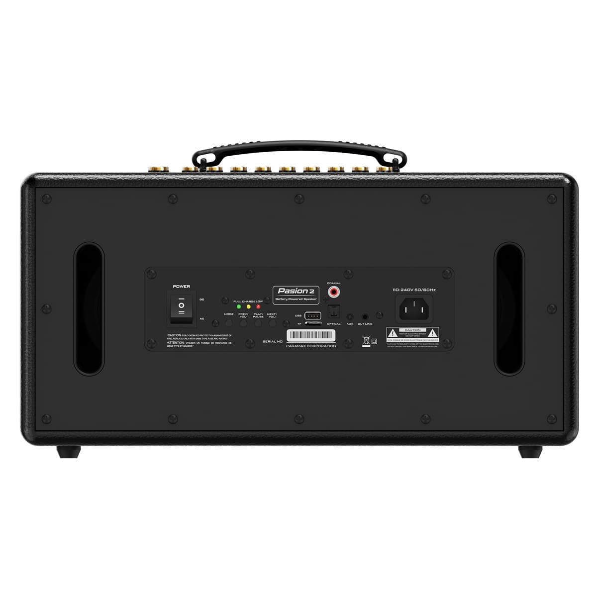 Loa xách tay Paramax Pasion 2 black