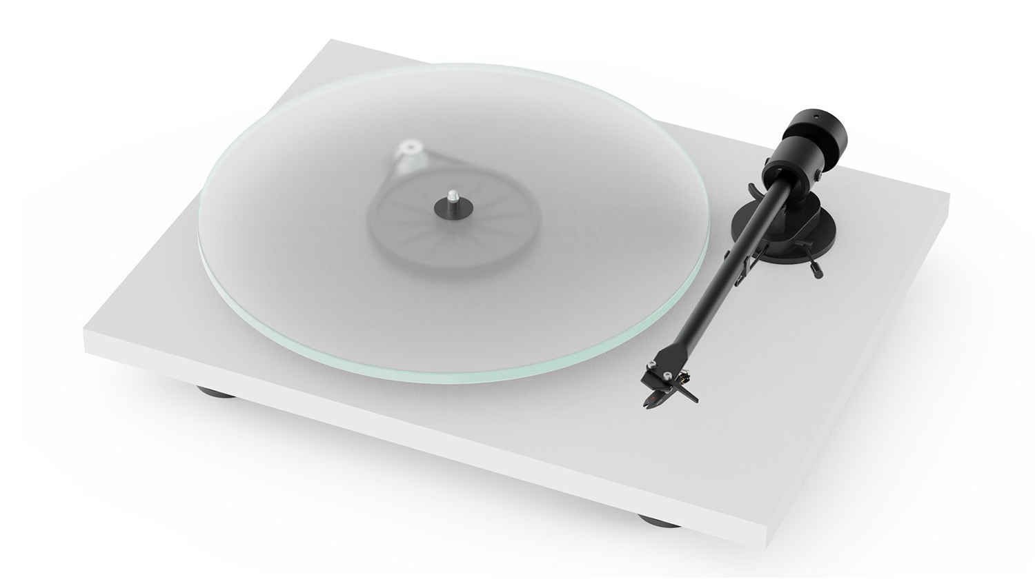 Mâm đĩa than Pro-Ject T1 màu trắng