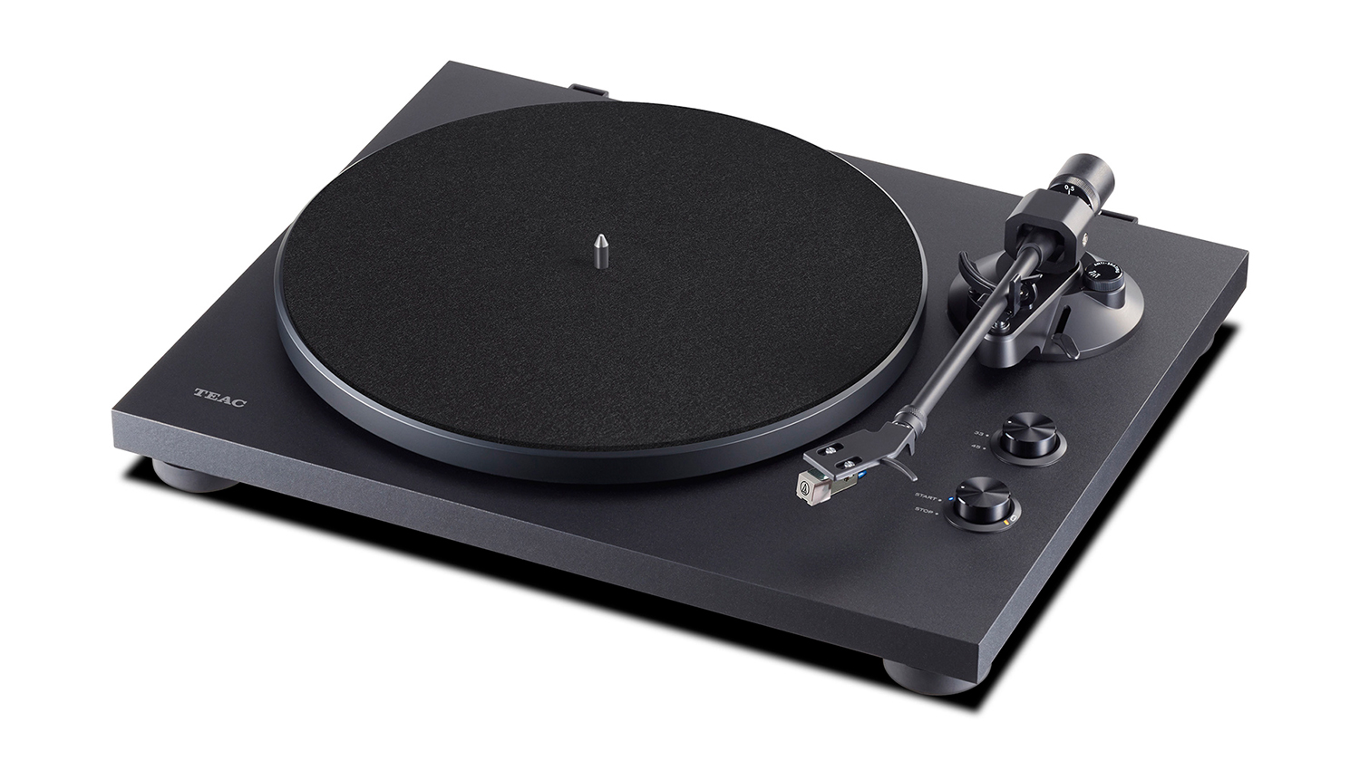 Mặt trên Mâm đĩa than TEAC TN-280BT-A3 màu đen