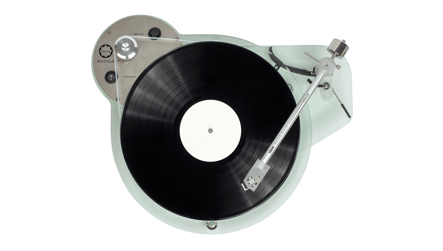 mặt trên Mâm than Roksan Radius 7