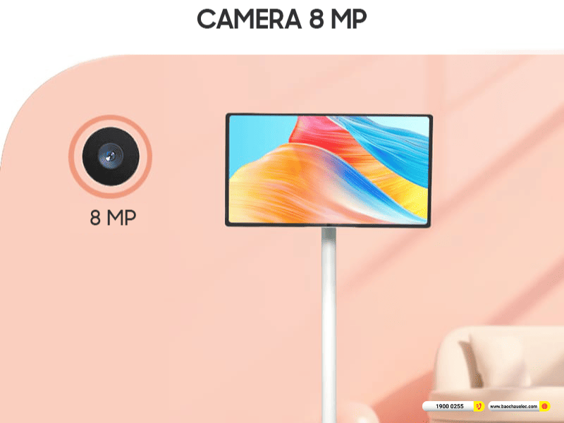 Minh họa camera phía trước màn hình Himedia Home M27