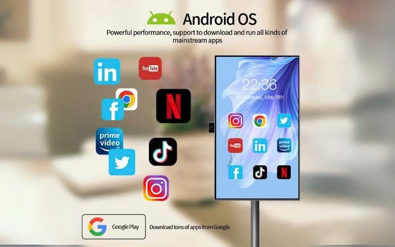 Màn hình di động Tomko 27 inch Android 13