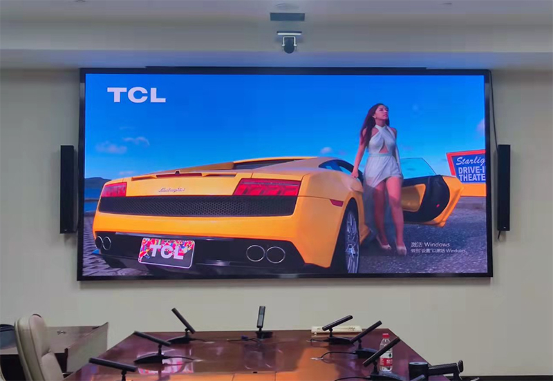 M&agrave;n h&igrave;nh LED P1.86 trong nh&agrave; Longjoin SVD
