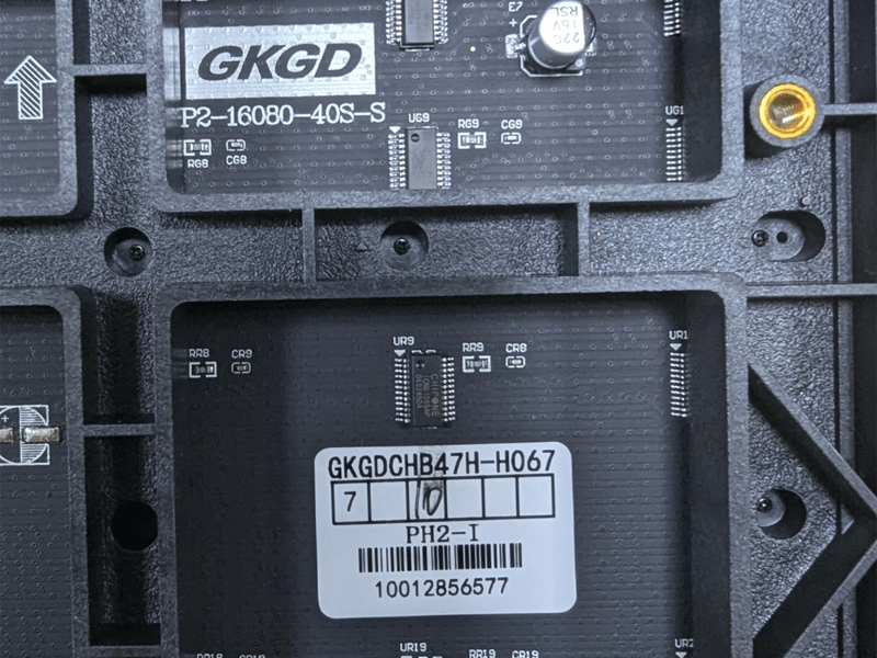 Màn hình LED uốn dẻo P2 trong nhà GKGD