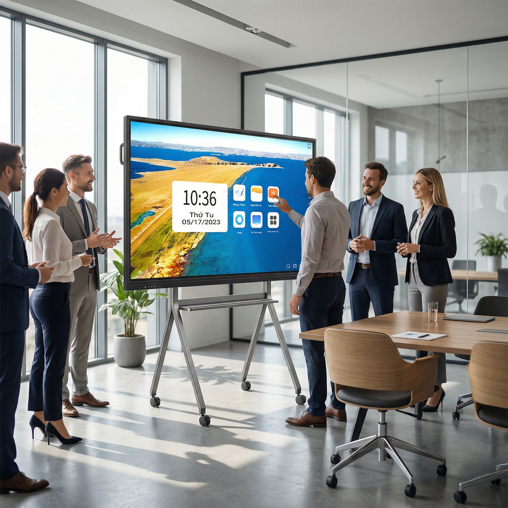 Màn hình tương tác 65 inch TOMKO TK-TT65CMR (Tích hợp camera) - Hình 3