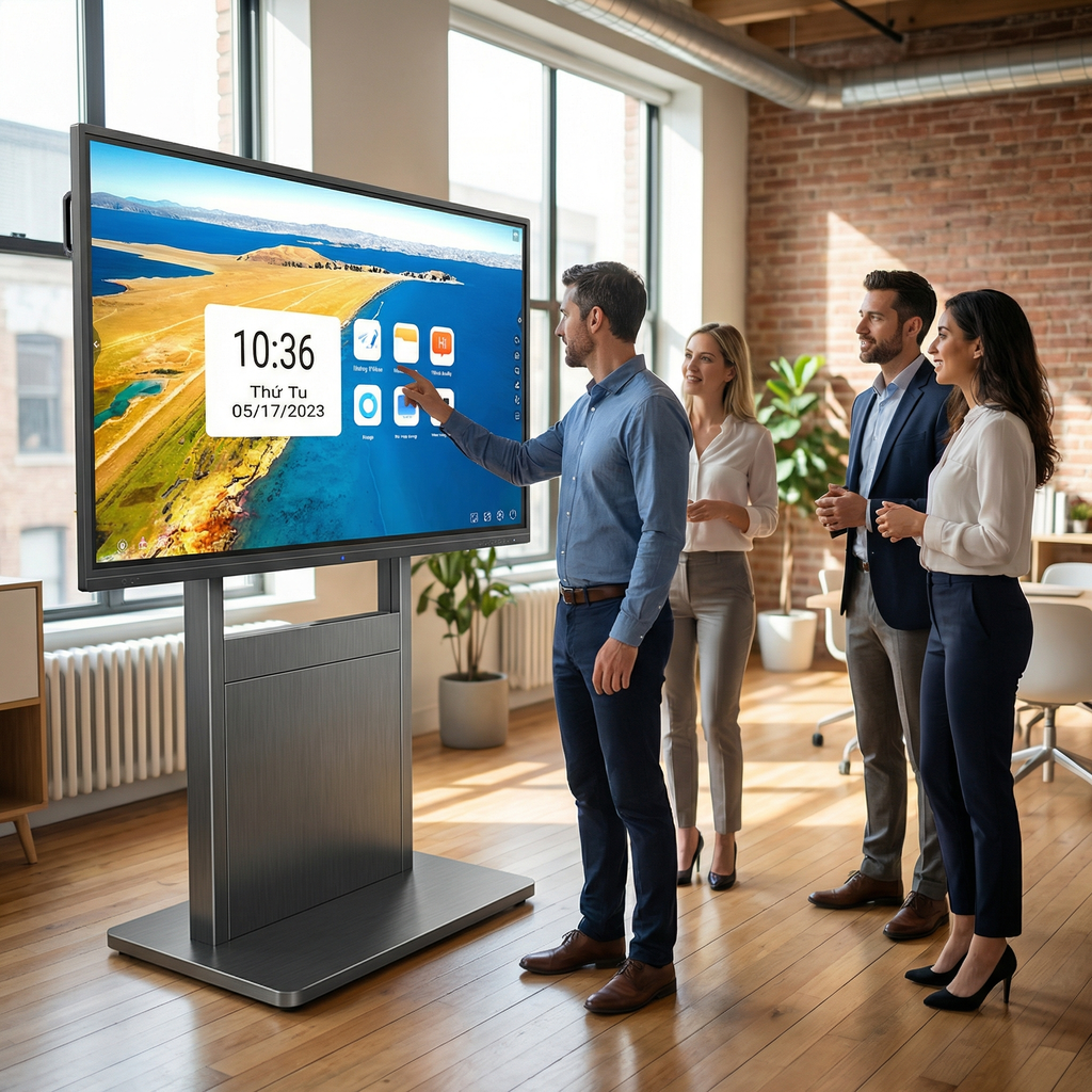 Màn hình tương tác 65 inch TOMKO TK-TT65CMR (Tích hợp camera) - Hình 4